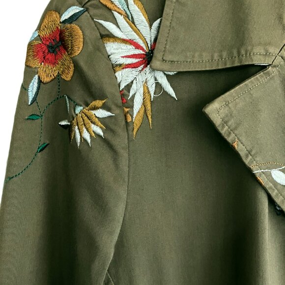 Johnny Was Embroidered Coat for Women Size Medium - Picture 3 of 7